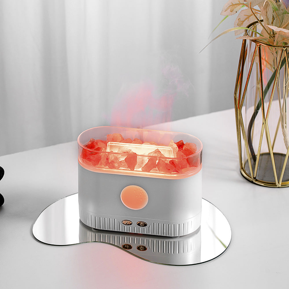 Desktop Atmosphere Lamp Flame Fragrance Humidifier Home Decor