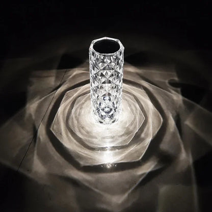 Crystal Rose Lamp