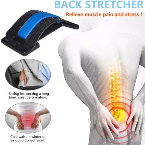 Magnetic spine stretcher