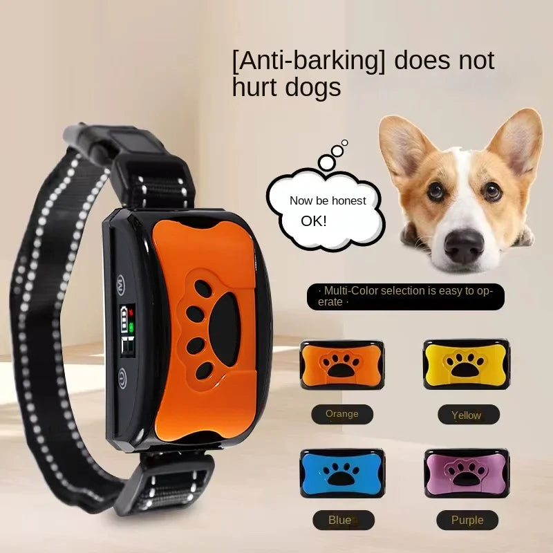 Pet Dog Anti Barking Device USB Electric Ultrasonic Dogs Training Collar