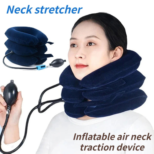 Neck Stretcher Inflatable Air Neck Traction Apparatus Device