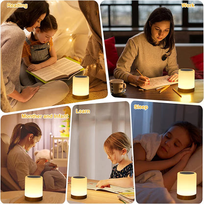 Friendship Touch Lamp LED with Touch Sensor Portable Desk Lamp RGB Light