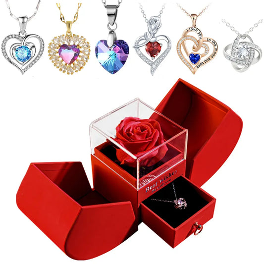 Gift for Women Eternal Rose Gift Box Jewelry for Valentine/Wedding