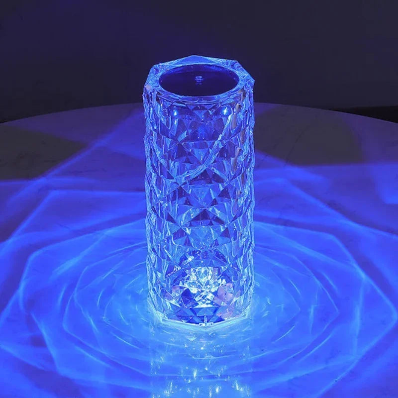 Crystal Rose Lamp